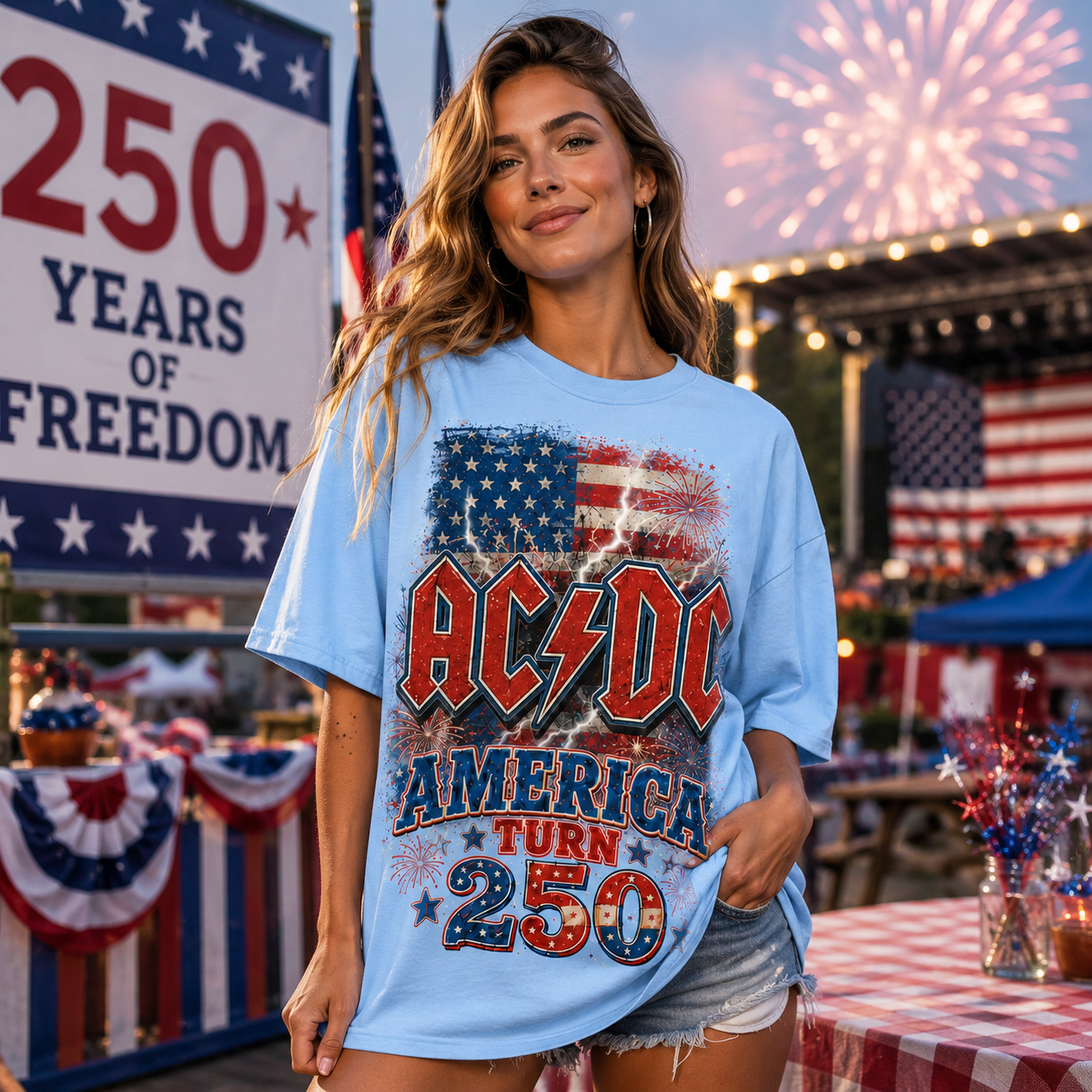 ACD America 250 3D Shirt NY - All-Over Print T-Shirt - Image 4
