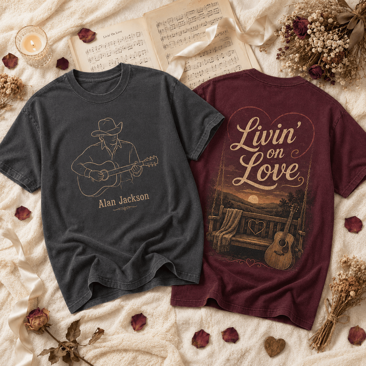 ALJ Livin' On Love 3D All-Over Print T-Shirt - Image 3