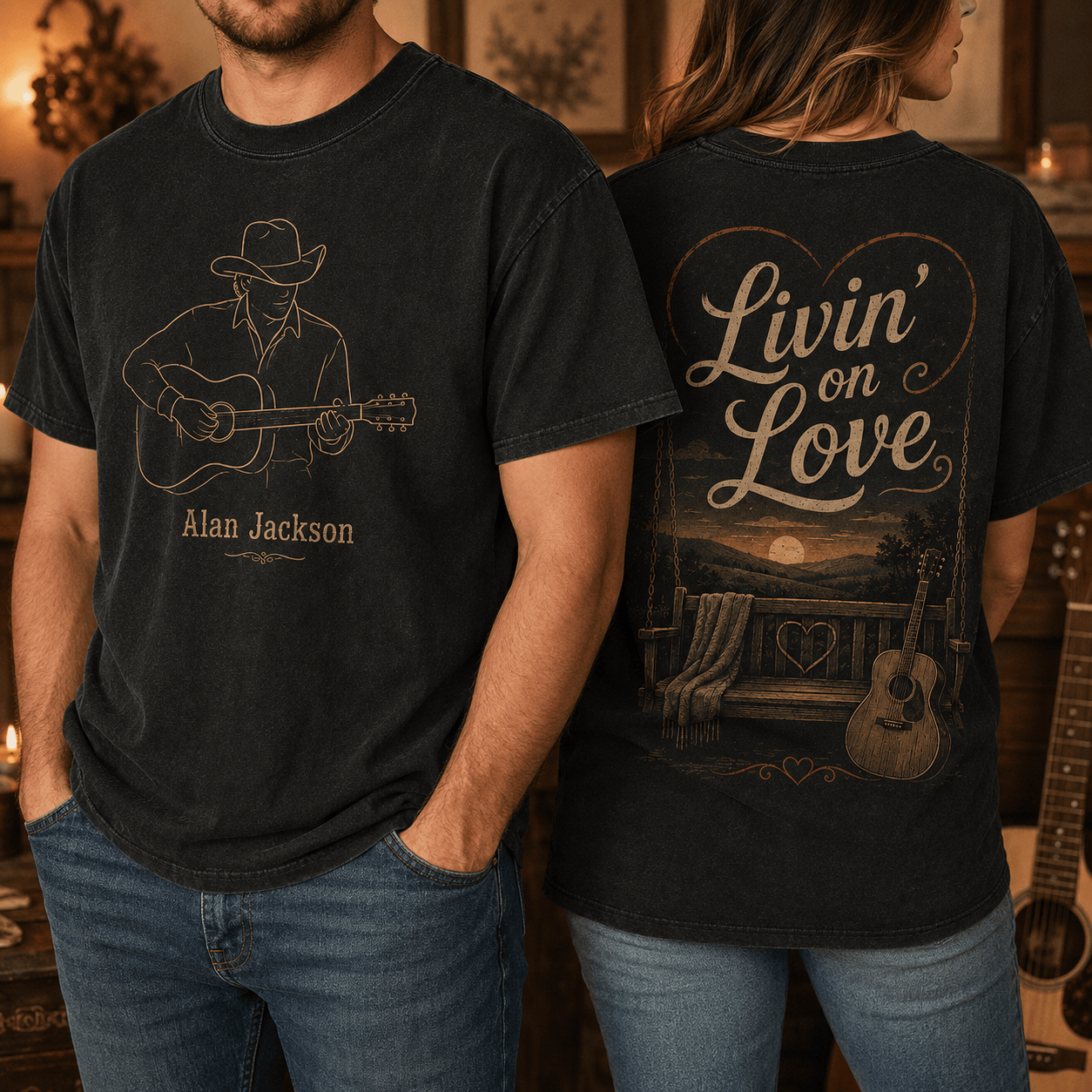 ALJ Livin' On Love 3D All-Over Print T-Shirt