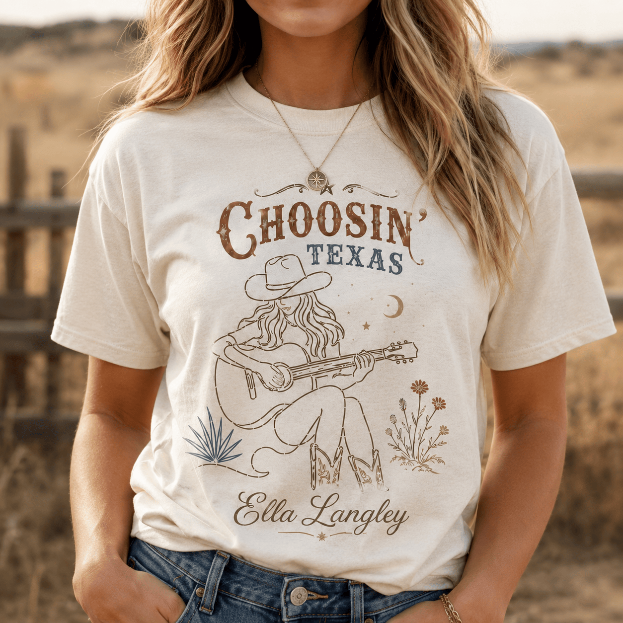 Premium EL Choosin' Texas 2D T-Shirt
