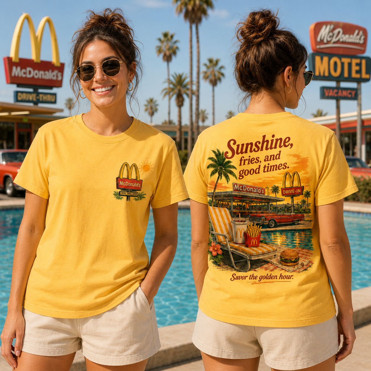 MDN Golden Days 3D All-Over Print T-Shirt NTH1 - Image 2
