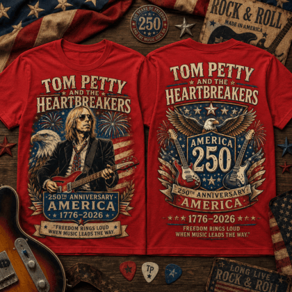 TPT America 250 3D Shirt - All-Over Print Polyester Cotton Blend T-Shirt