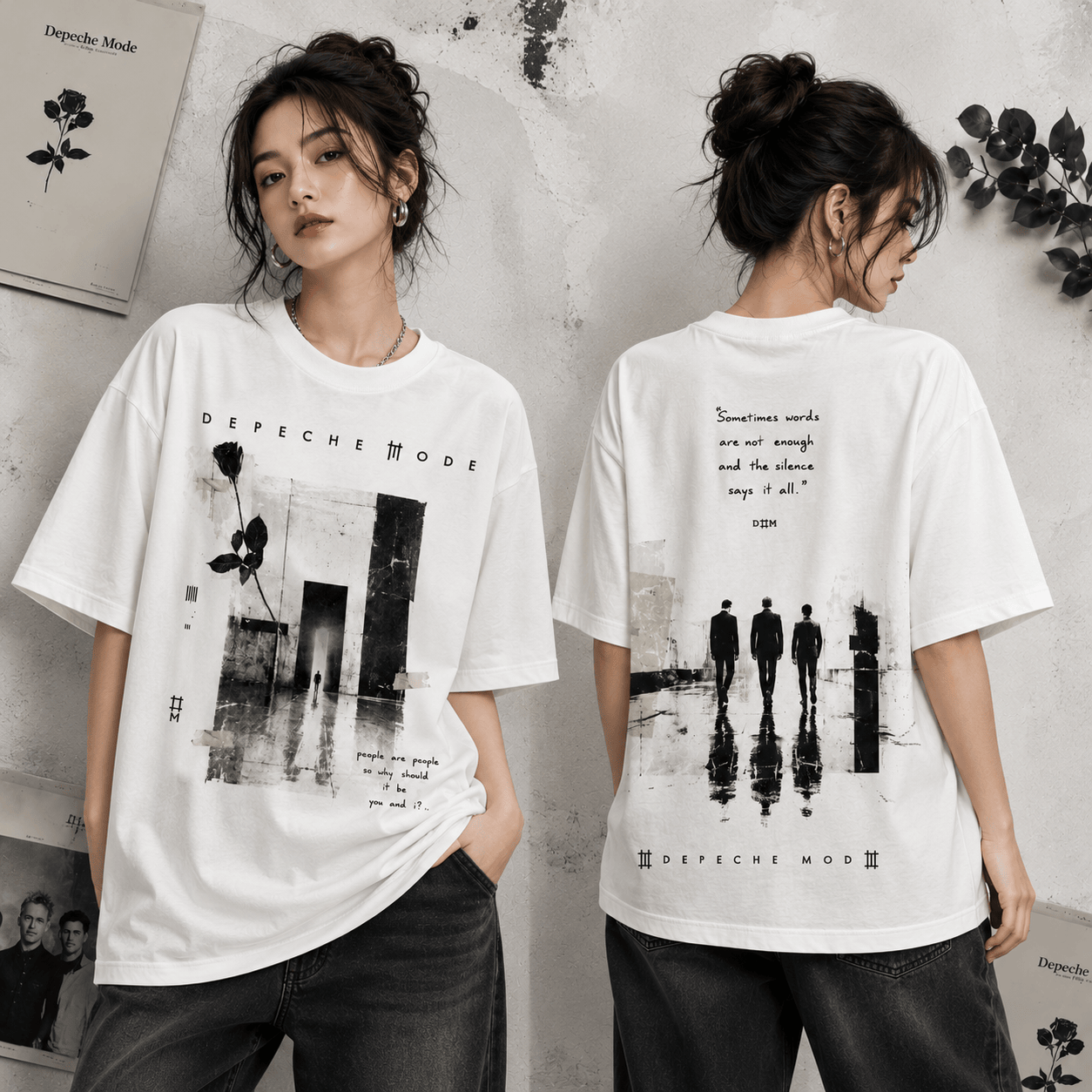 DPM 3D Print T-Shirt - Premium Polyester Cotton Blend - Image 2