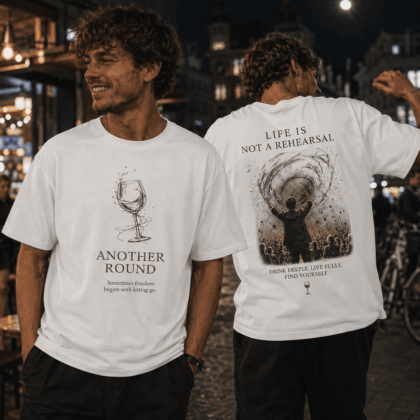 Premium ATR 3D Printed T-Shirt - All-Over Print, Polyester-Cotton Blend