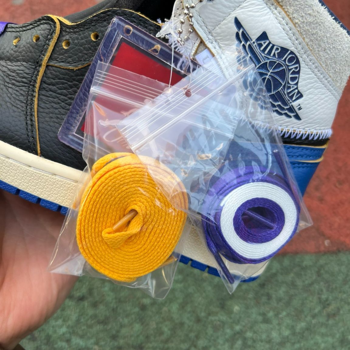 aj1 fragment design x Union x Air Jordan 1 IO7847-001 - Image 3