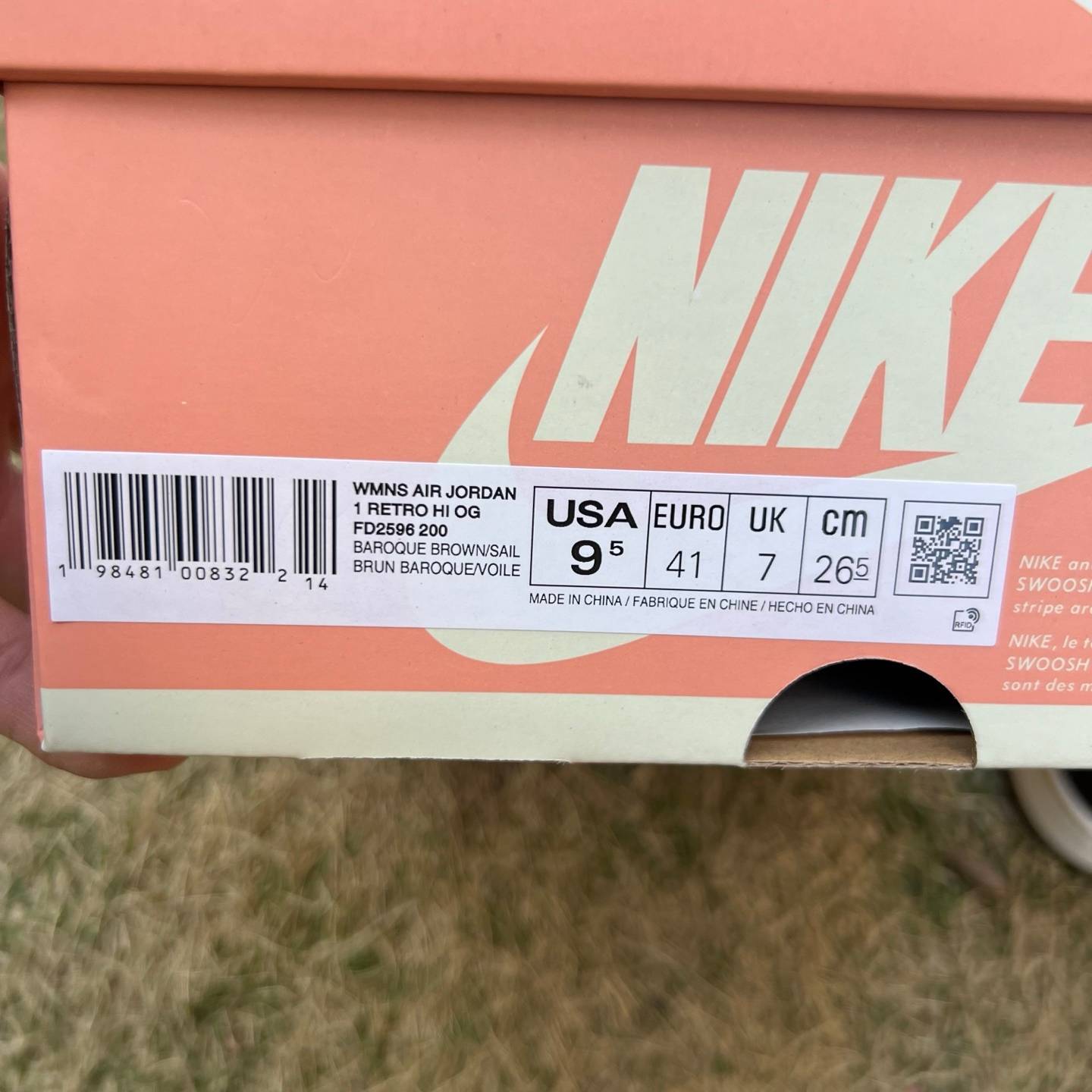 y aj1 Air Jordan 1 Hi OG Baroque Brown WMNS FD2596-200 - Image 2