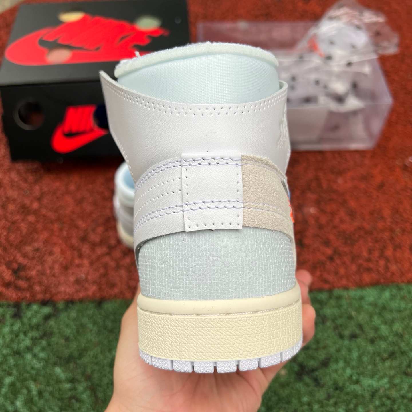 F aj1ow 2026 Off-White x Air Jordan 1 High OG "Alaska" AA3834-100 - Image 11