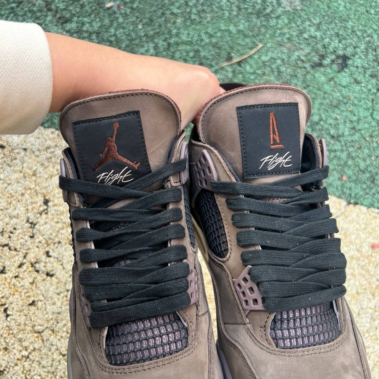 s aj4amm A Ma Maniére x Air Jordan 4 Dark Mocha IF3102-200 36-48.5 - Image 11