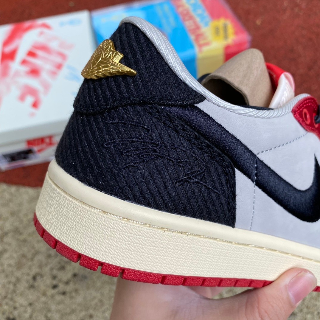 aj1 DT Air Jordan 1 x Trophy Room AJ1 low FN043 - Image 12