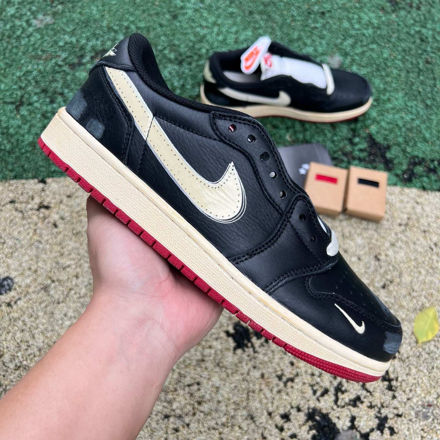 NFC ‼️aj1 Nigel Sylvester x Jordan Air Jordan 1 Retro Low OG Nitro "Bet IB8958-001 - Image 12