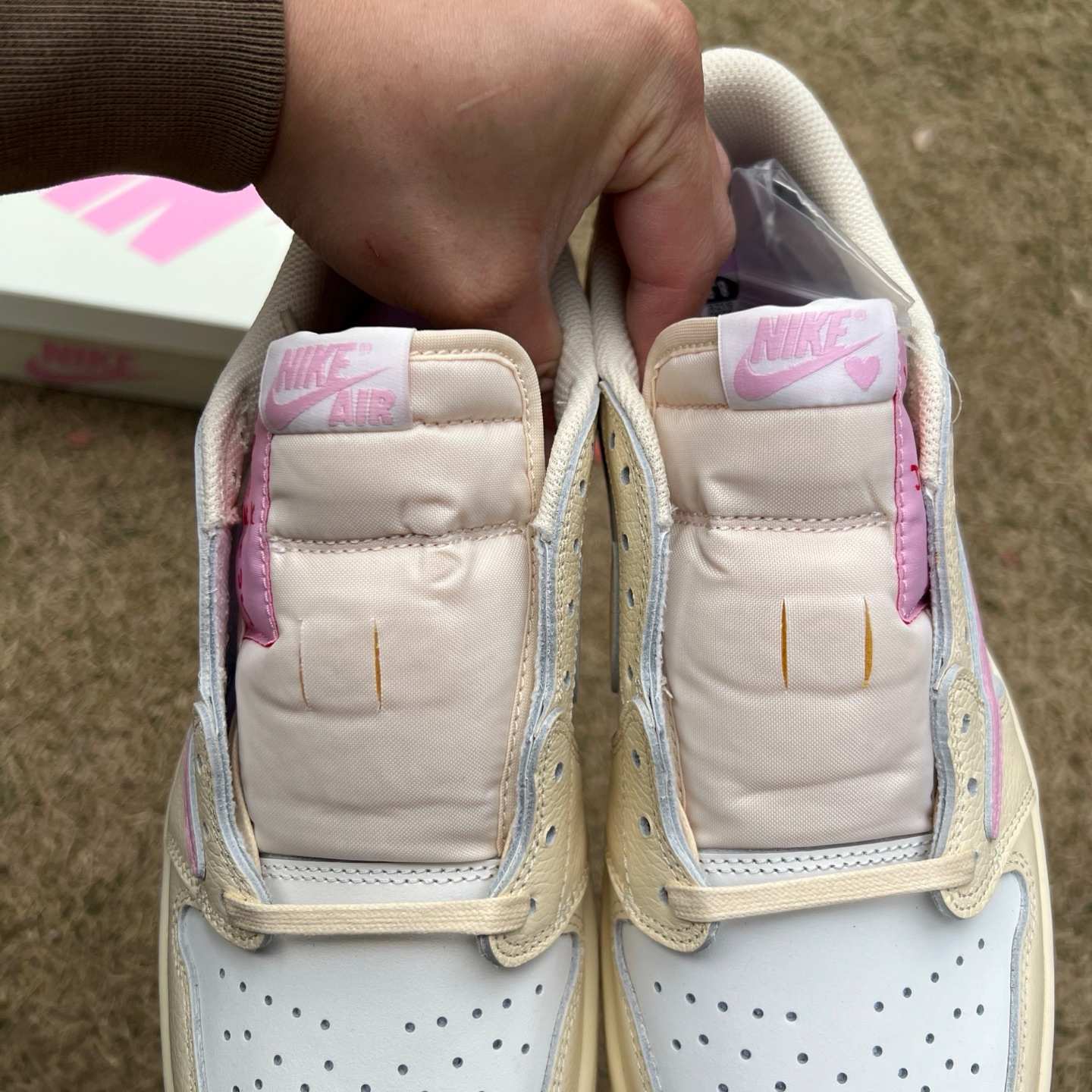 LW aj1 Travis Scott x Air Jordan AJ1 Low OG SP TS IQ7604-100 - Image 8