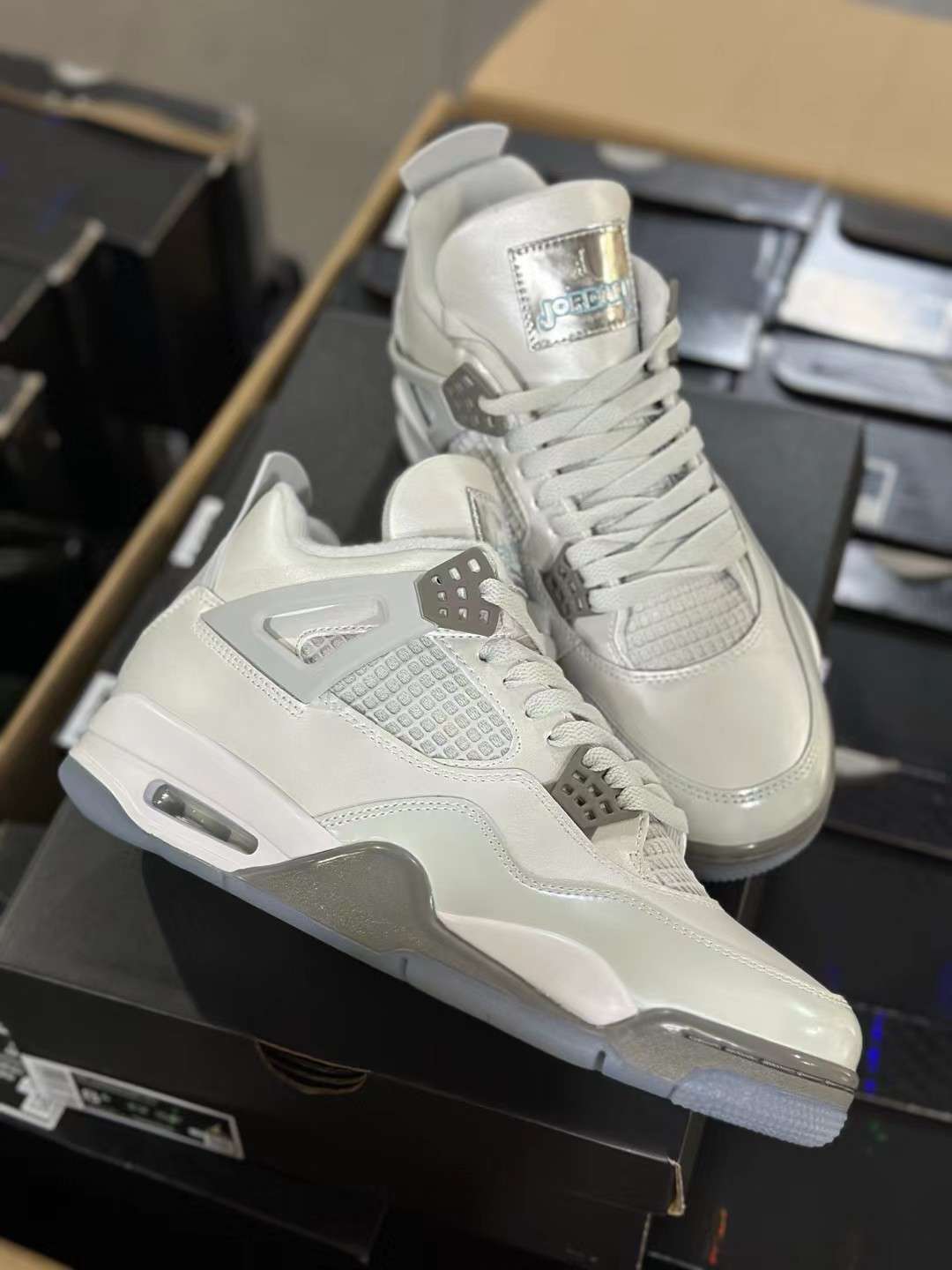 F aj4 Air Jordan 4 Photon Dust GS HV4401-014 - Image 9