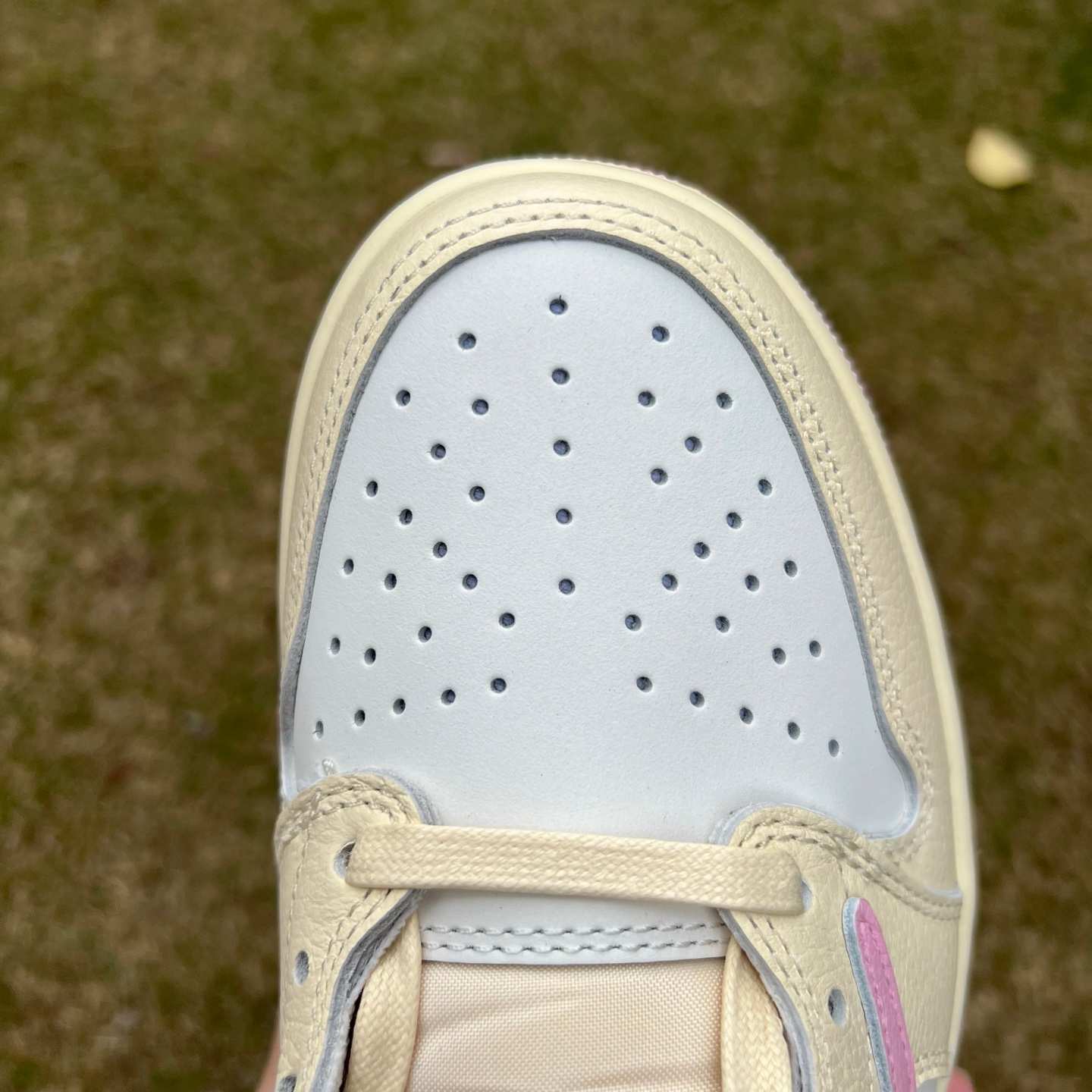 T1 aj1 Travis Scott x Air Jordan AJ1 Low OG SP TS IQ7604-100 - Image 15