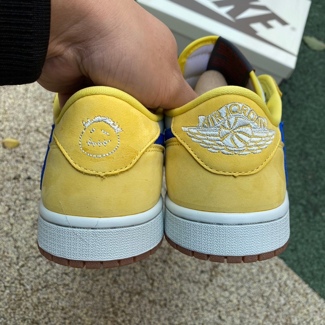 aj1 ⚡️LJR ????Travis Scott x Air Jordan 1 Low Canary 8.0 - Image 9