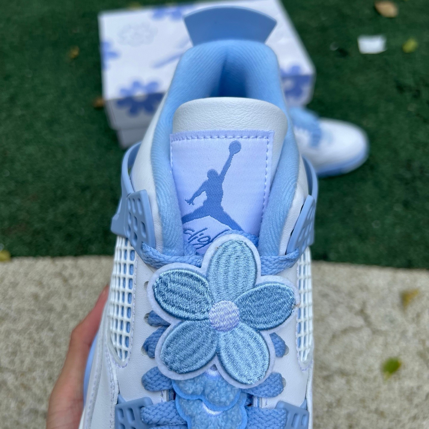 aj4 s2 Air Jordan 4 Forget Me Not WMNS HV0823-100 - Image 14