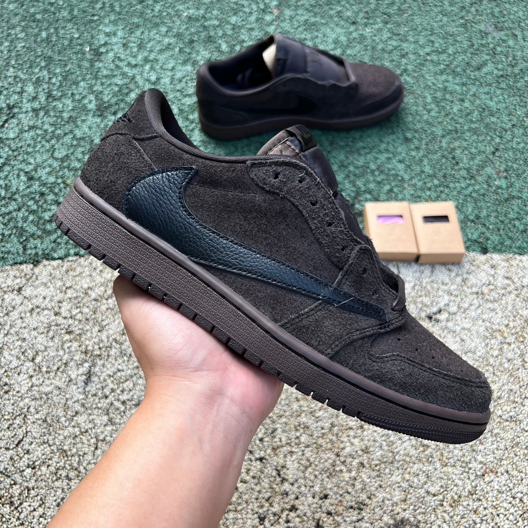 aj1 dy Tracis Scott x Air Jordan 1 Low Golf TS DM7866-202 - Image 20