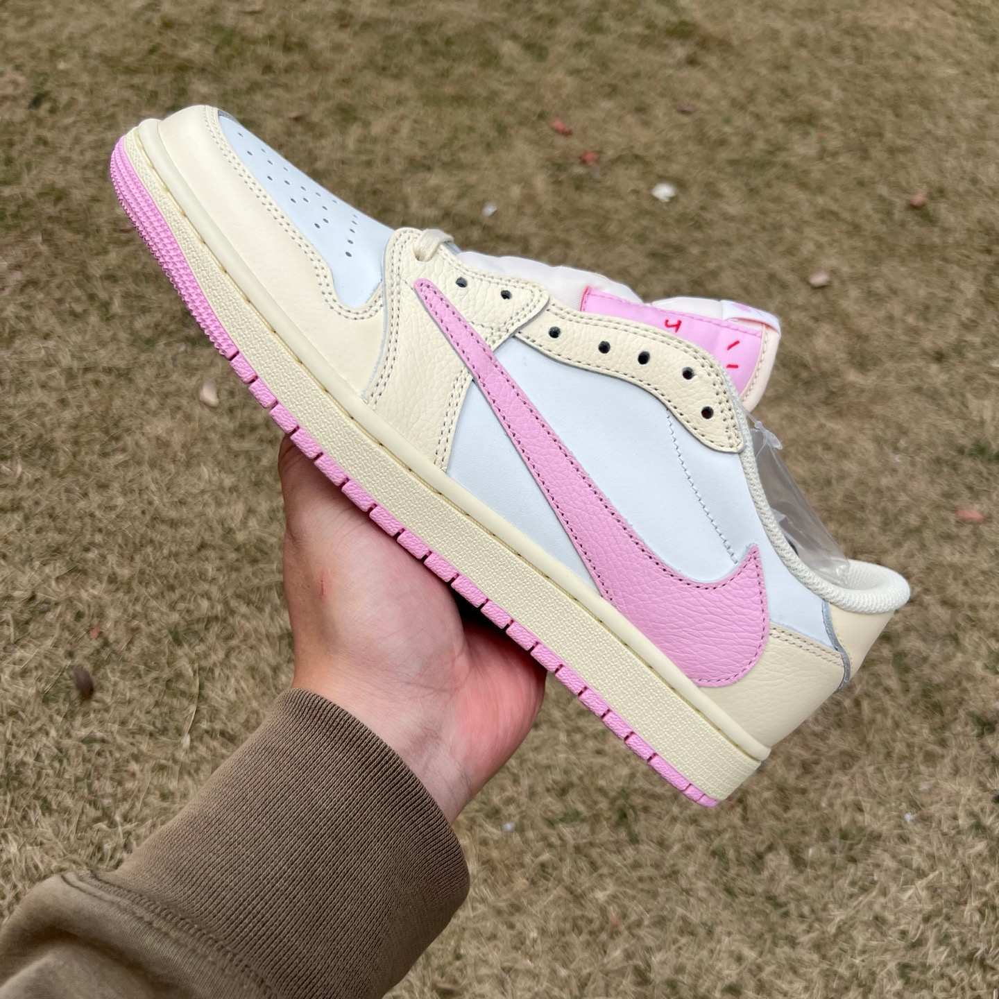 LW aj1 Travis Scott x Air Jordan AJ1 Low OG SP TS IQ7604-100 - Image 10