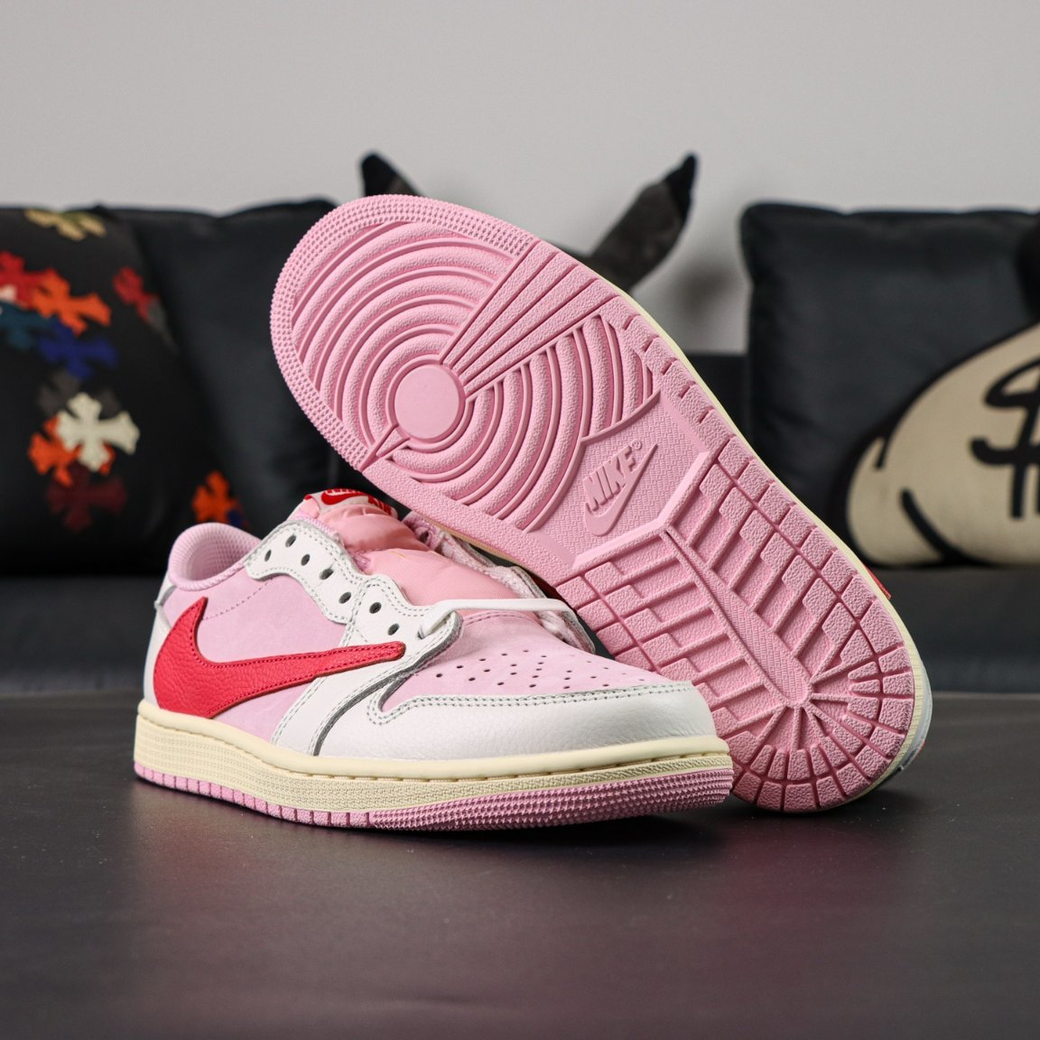 ‼️ aj1 Travis Scott x Air Jordan AJ1 Low OG SP TS IQ7604-101 - Image 8