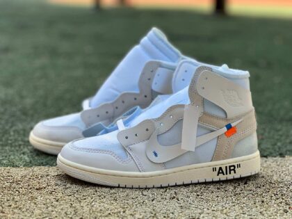 og aj1ow 2026 Off-White x Air Jordan 1 High OG "Alaska" AA3834-100