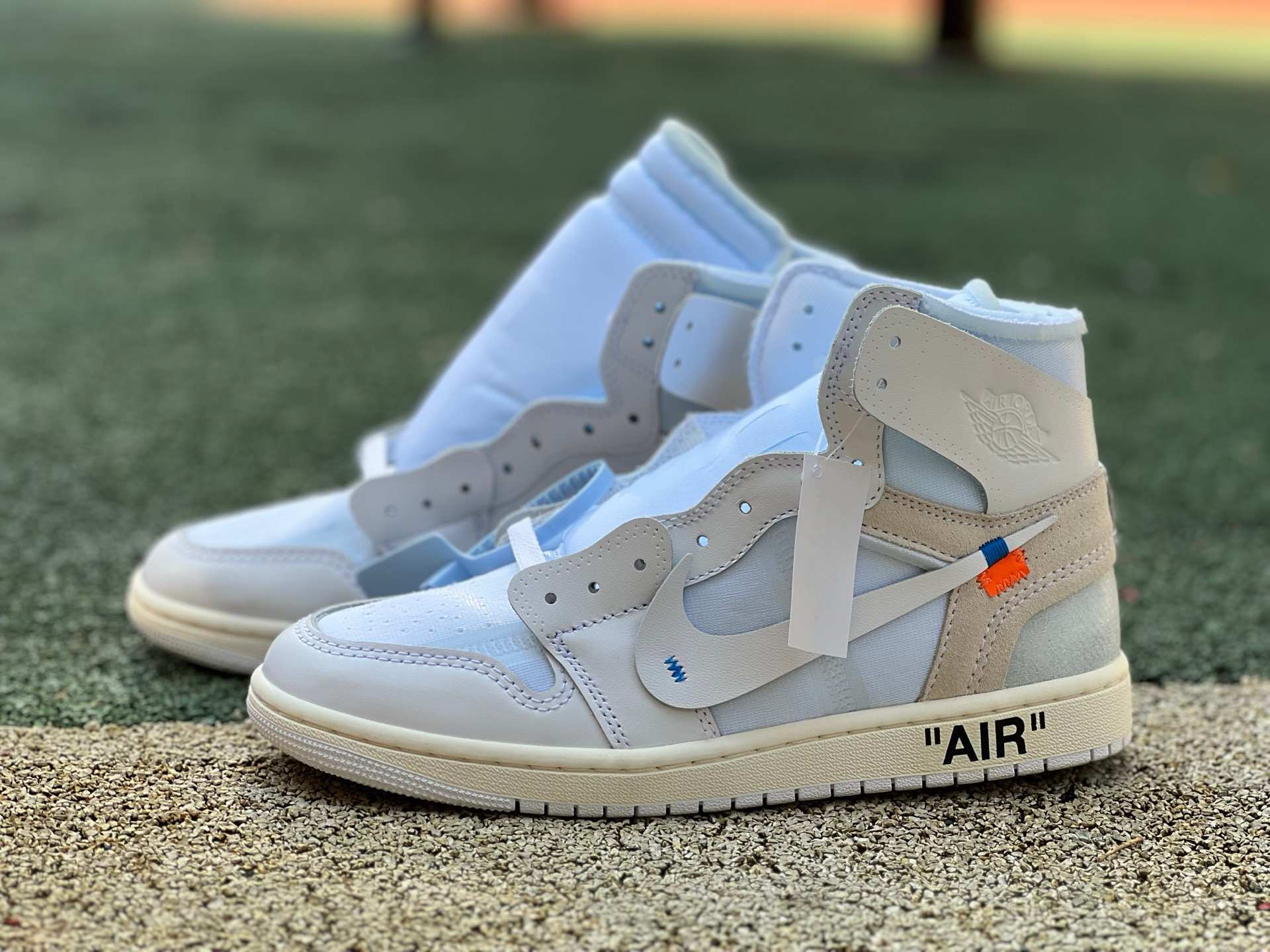 og aj1ow 2026 Off-White x Air Jordan 1 High OG "Alaska" AA3834-100