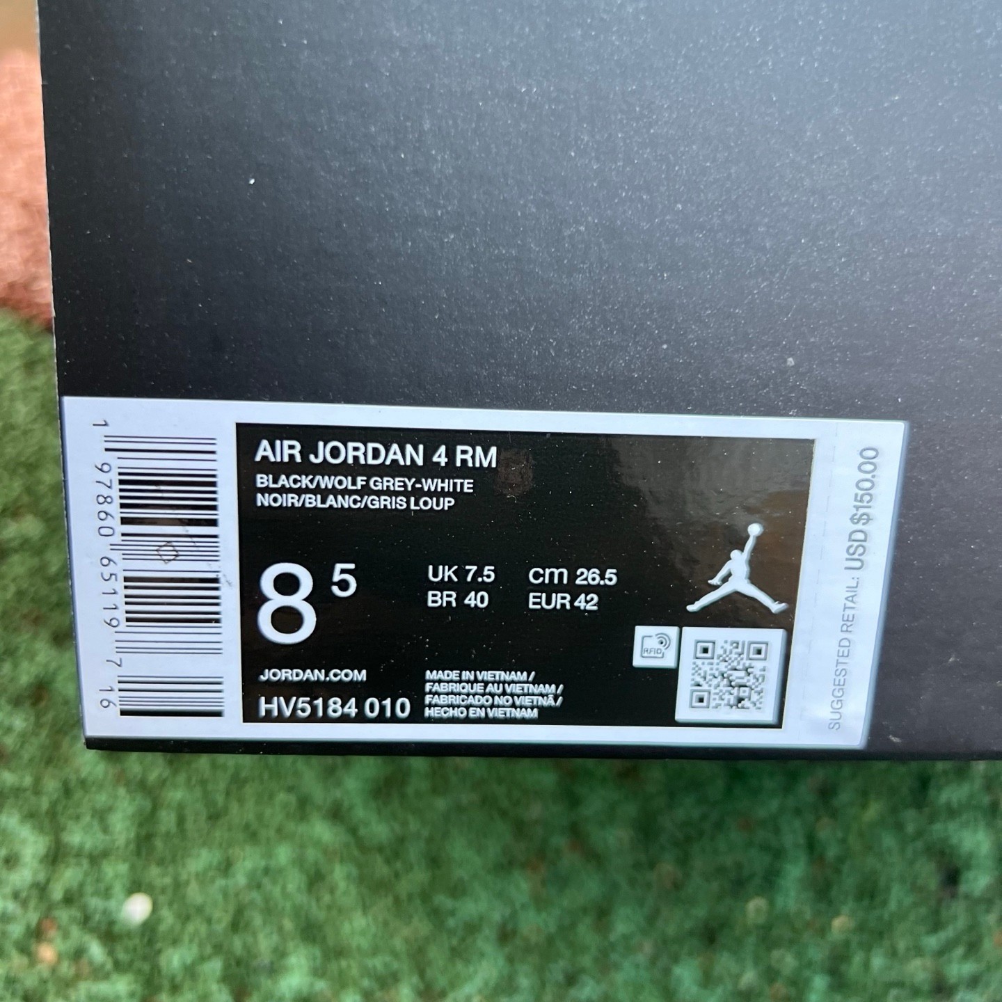 aj4 NIKE AIR JORDAN 4 RM PRM HV5184-010 - Image 2