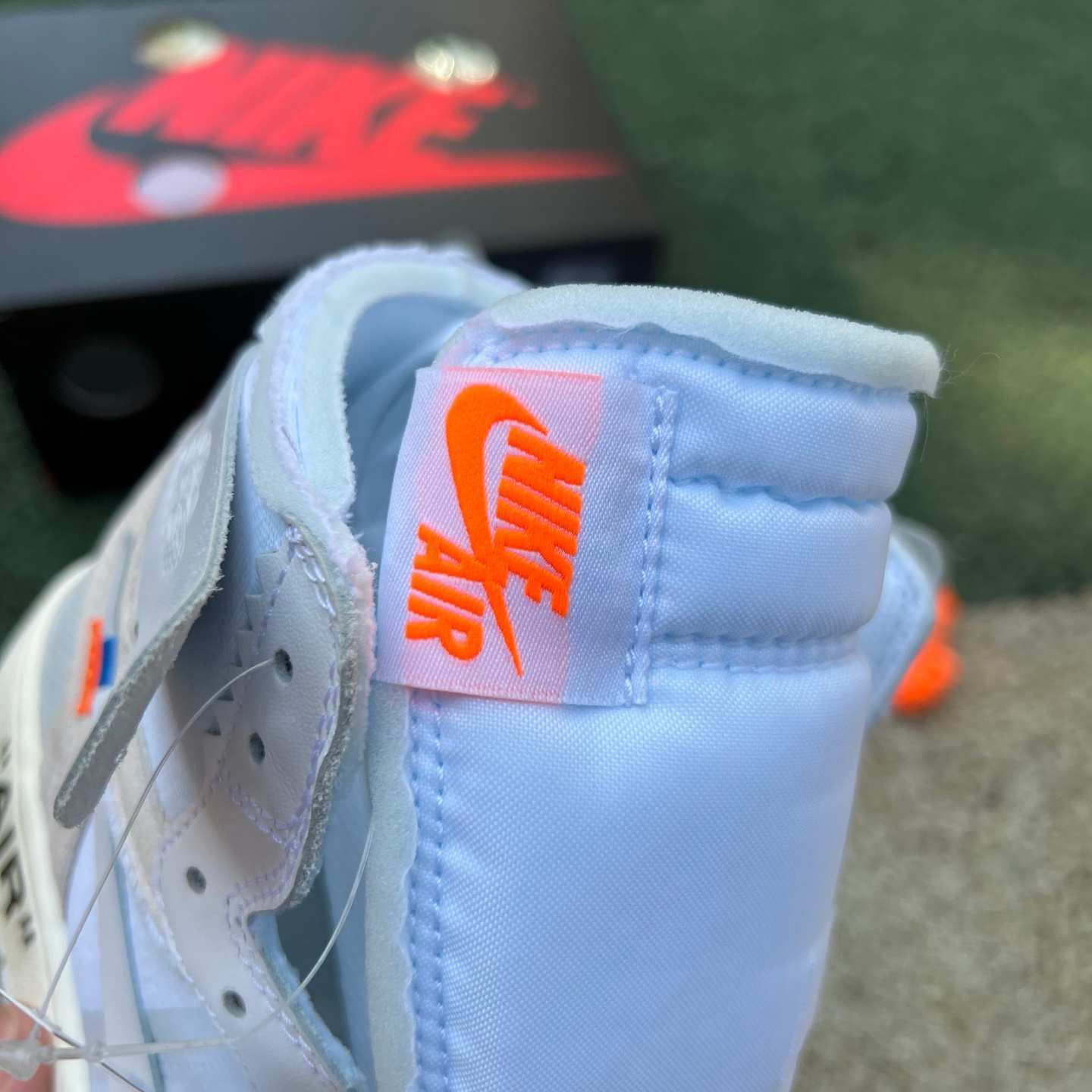 og aj1ow 2026 Off-White x Air Jordan 1 High OG "Alaska" AA3834-100 - Image 18
