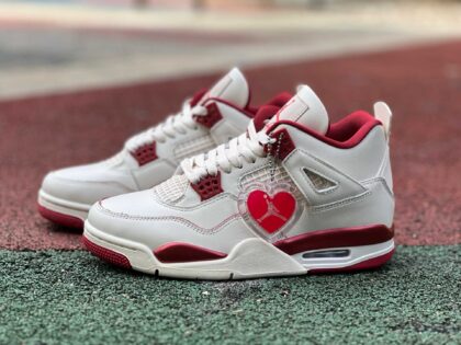 F aj4 Air Jordan 4 Retro Valentine's Day "Sierra Red" HV0823-108