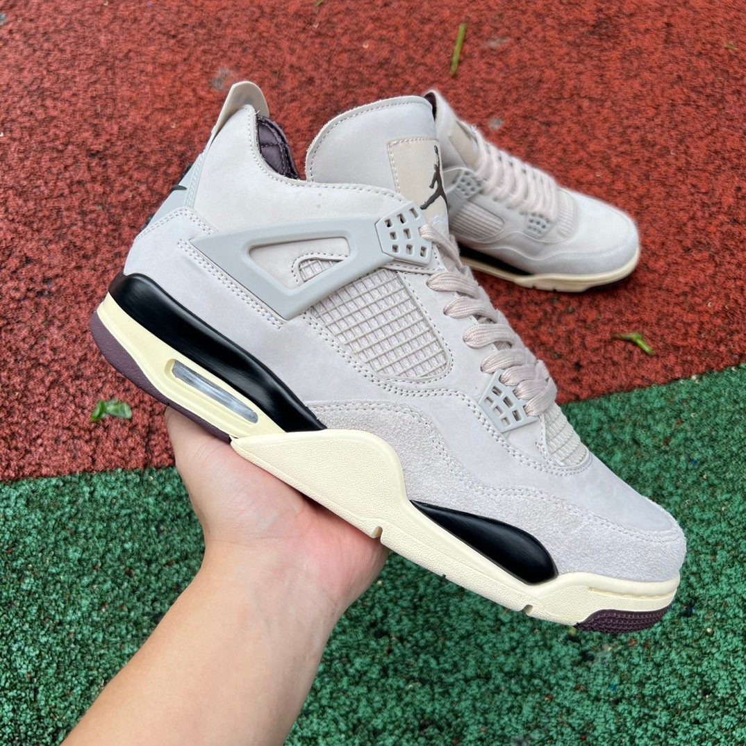 aj4 Amm A Ma Maniere x Air Jordan 4 Fossil Stone FZ4810-200 - Image 20