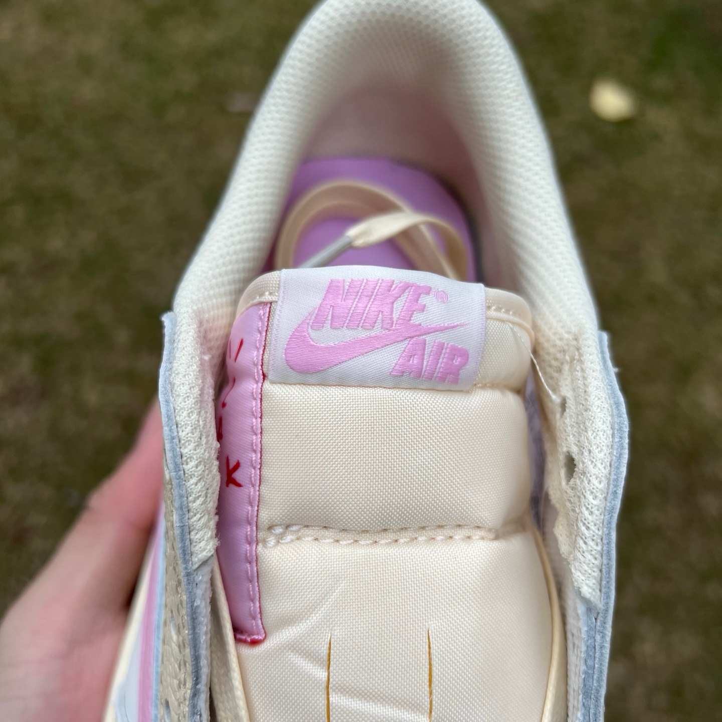 T1 aj1 Travis Scott x Air Jordan AJ1 Low OG SP TS IQ7604-100 - Image 17