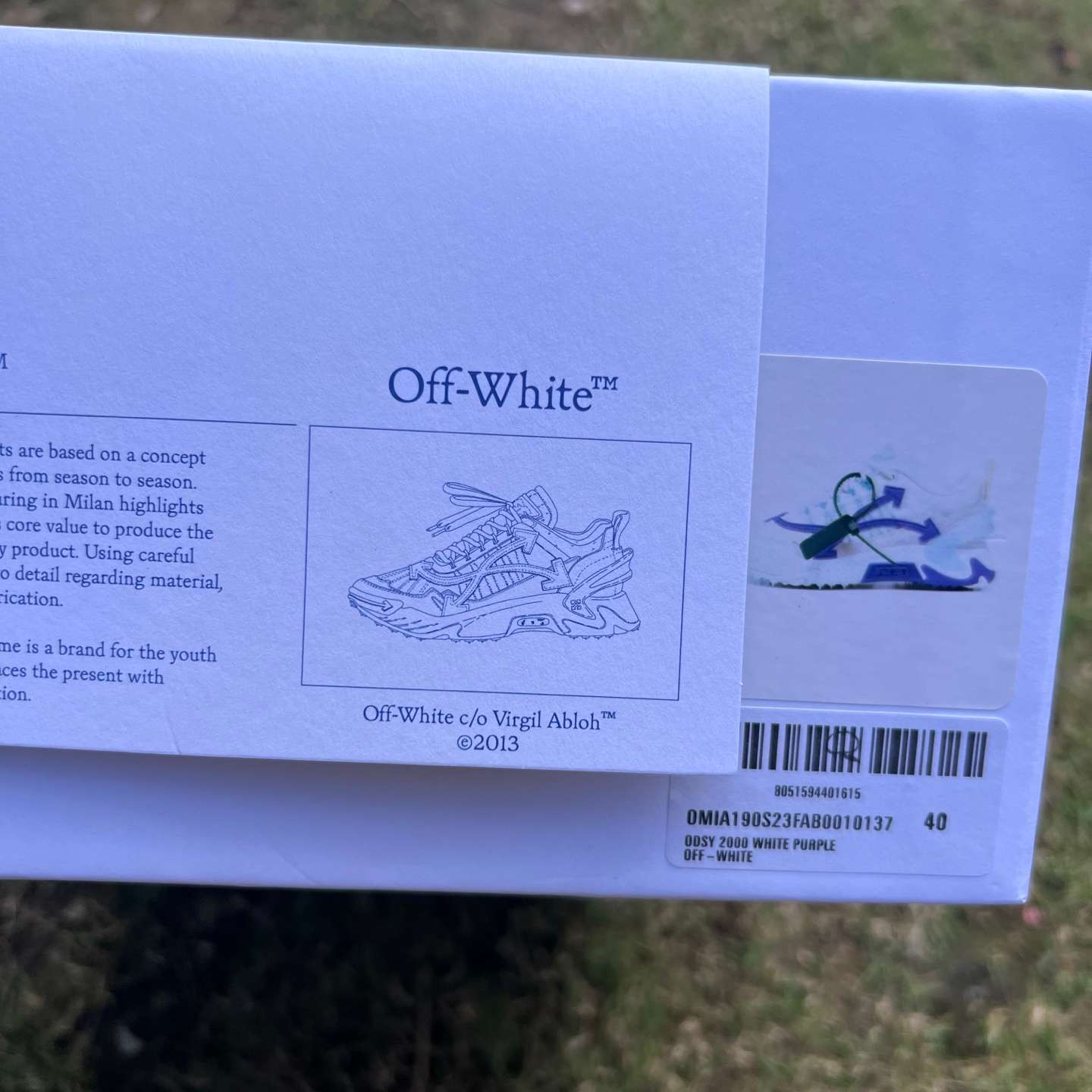 OFF-WHITE ODSY -2000 OMIA190S23FAB0010137 - Image 2