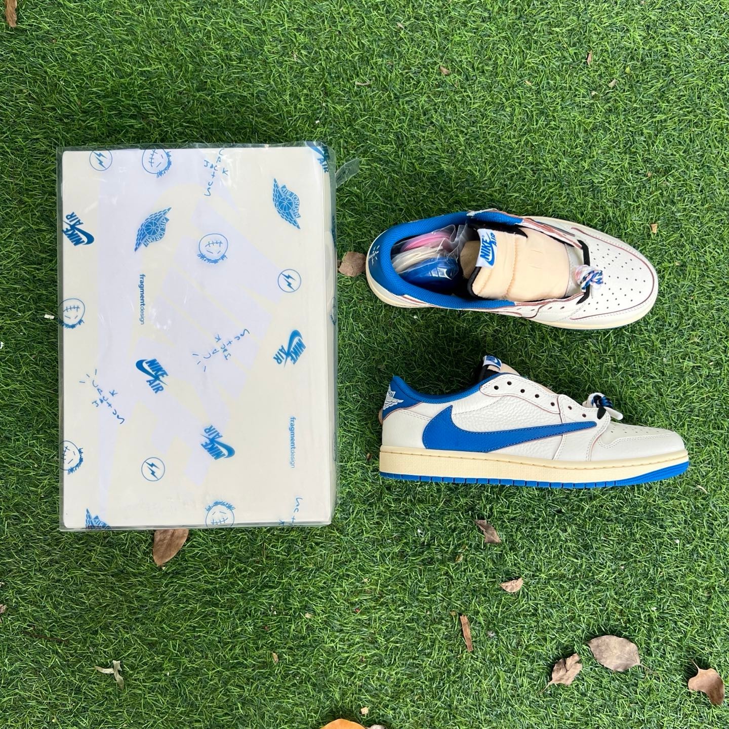 T1 ‼️aj1 2.0 Travis Scott x Fragment Design x Air Jordan 1 DM7866-104 - Image 10