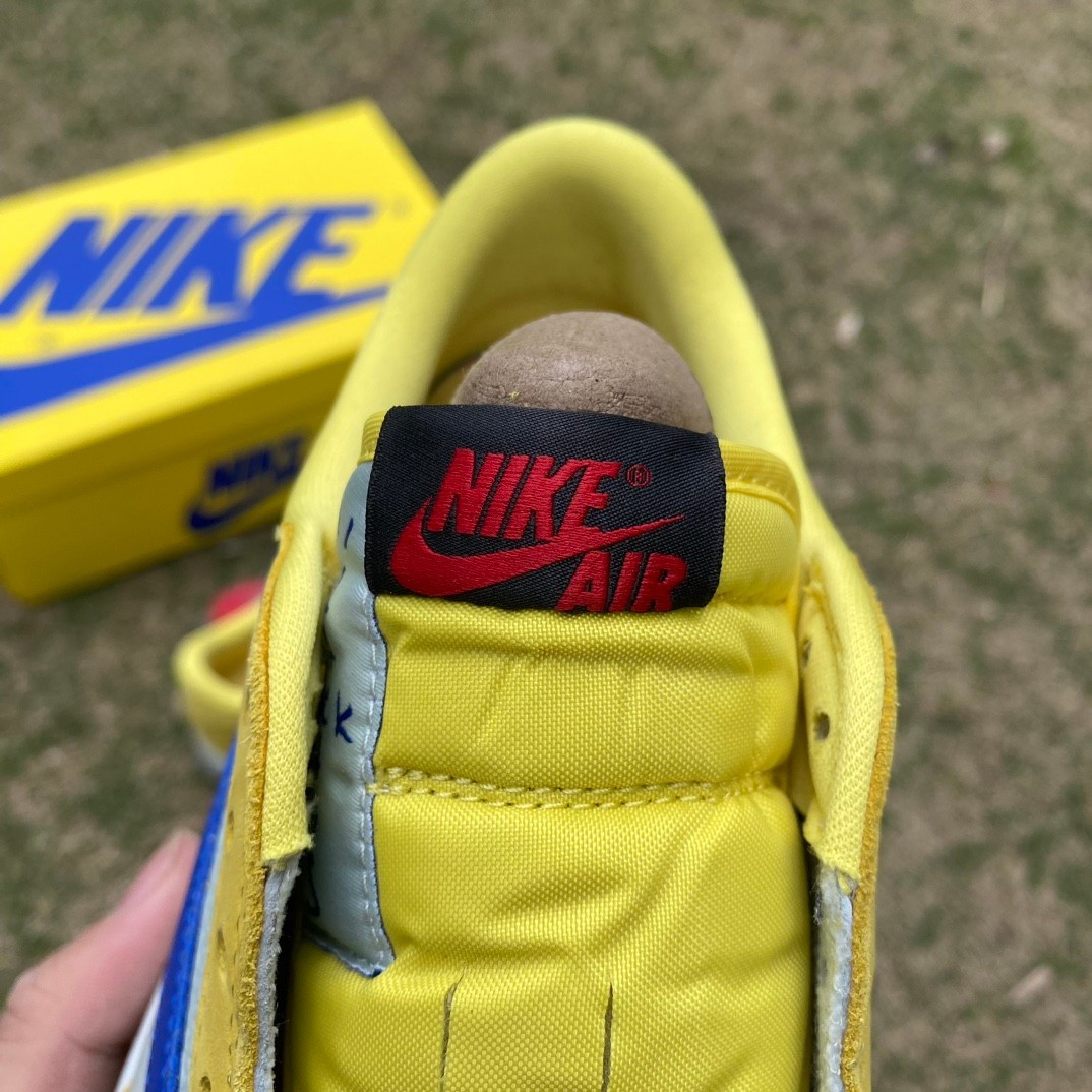 aj1 T1 ⚡️Travis Scott x Air Jordan 1 Low Canary DZ4137-7 - Image 14