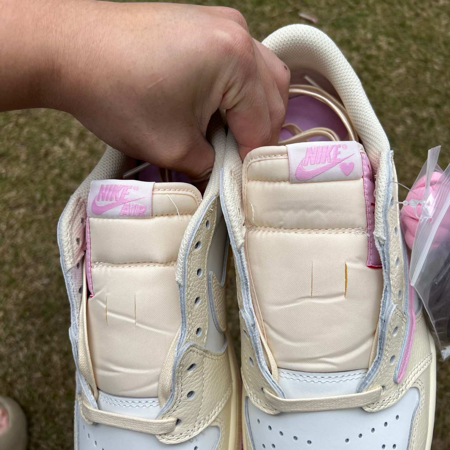 T1 aj1 Travis Scott x Air Jordan AJ1 Low OG SP TS IQ7604-100 - Image 11