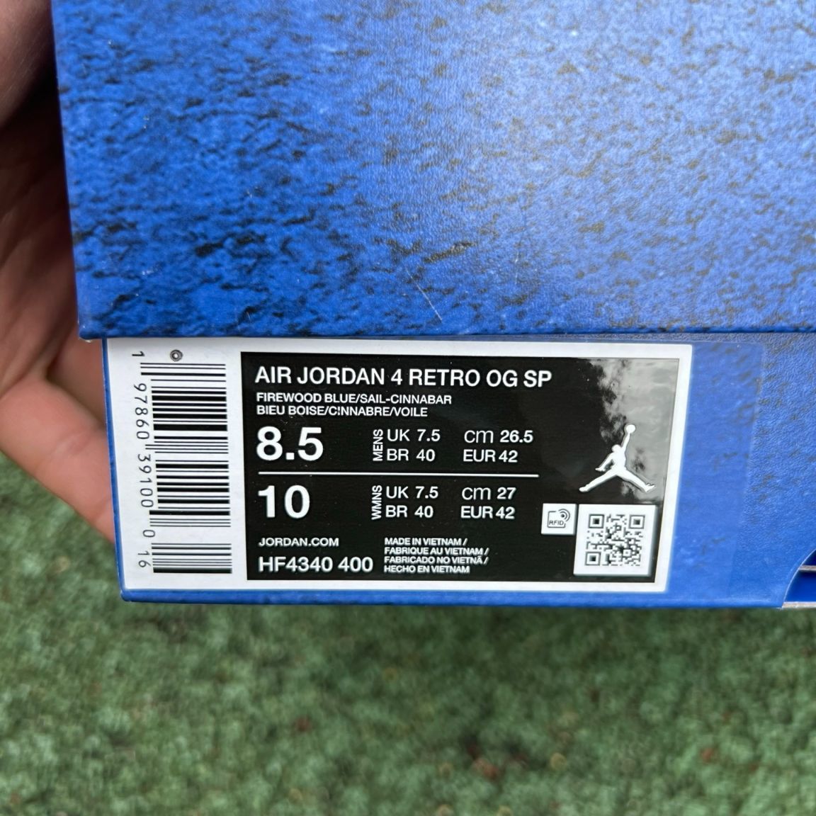 aj4 Nigel Sylvester x Air Jordan 4 Brick by Brick HF4340-400 - Image 2