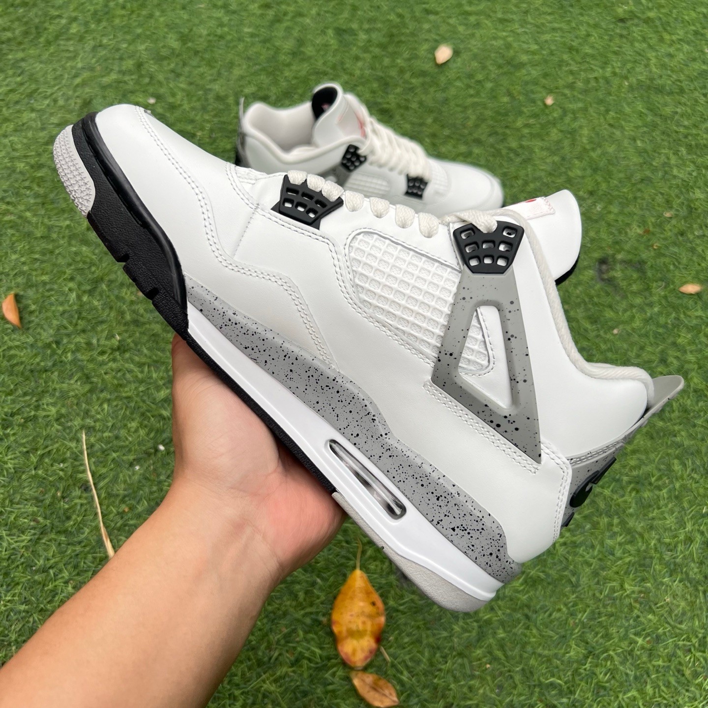 aj4 2025 t1 Air Jordan 4 White Cement FV5029-100 - Image 16