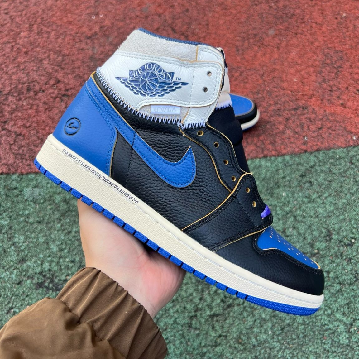 aj1 fragment design x Union x Air Jordan 1 IO7847-001 - Image 11