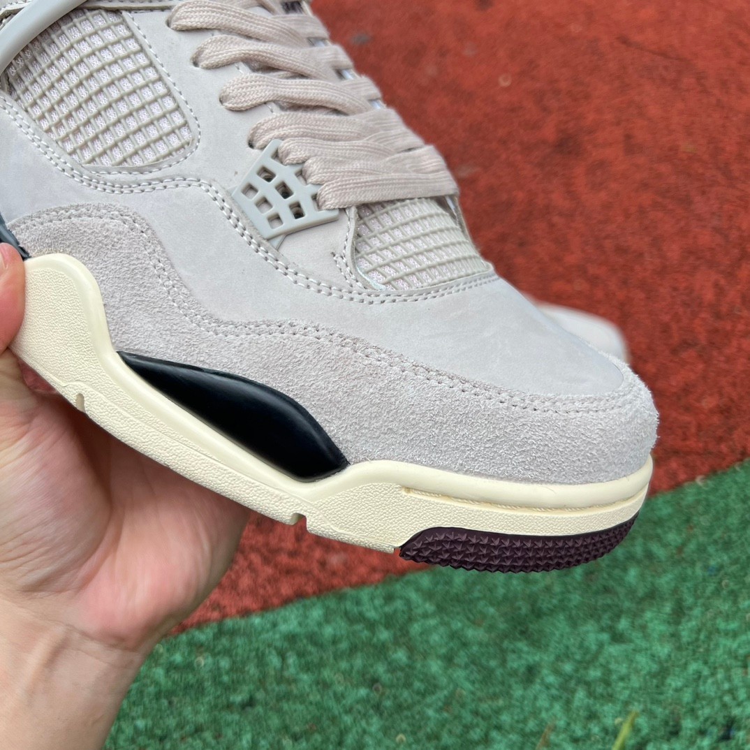 aj4 Amm A Ma Maniere x Air Jordan 4 Fossil Stone FZ4810-200 - Image 13