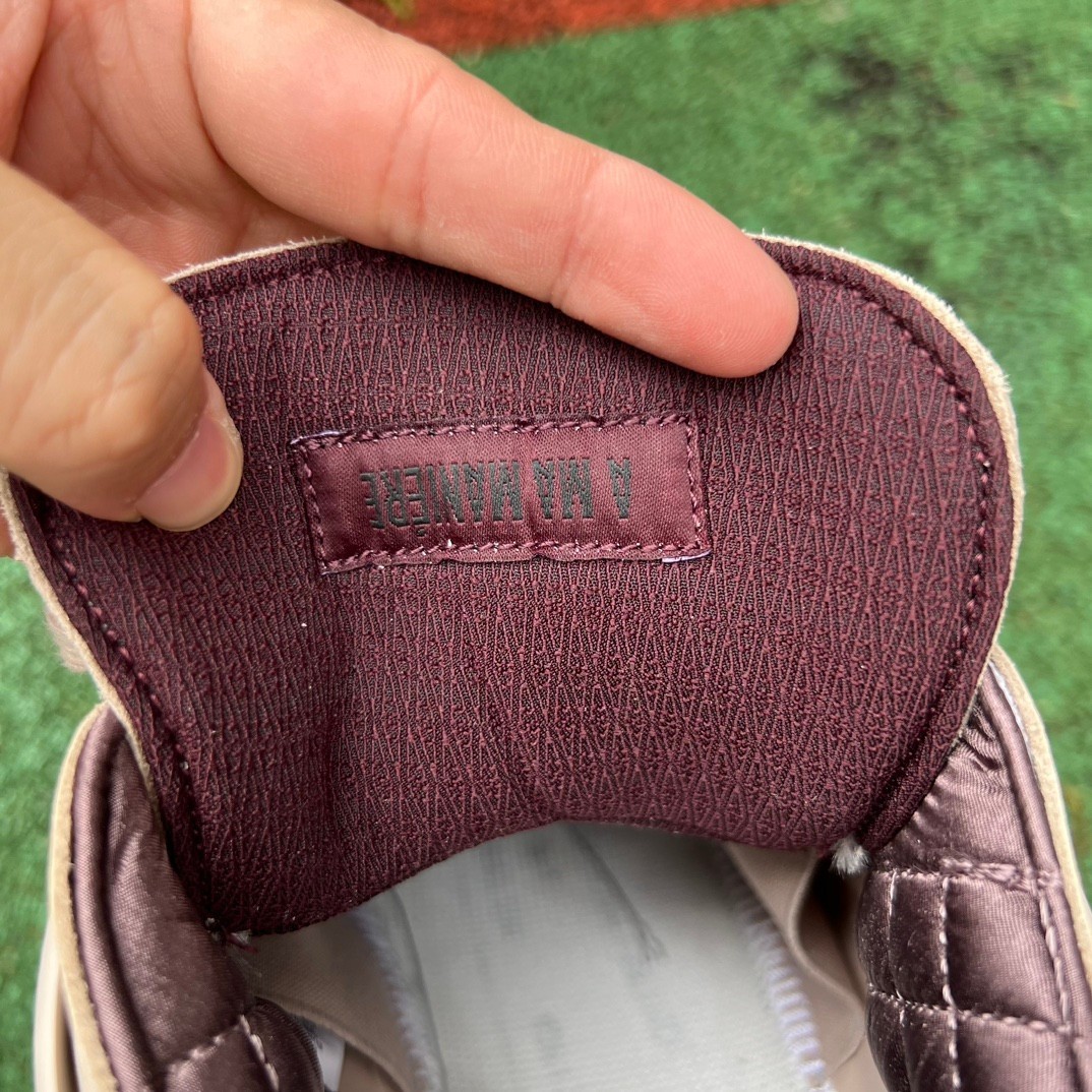aj4 Amm A Ma Maniere x Air Jordan 4 Fossil Stone FZ4810-200 - Image 4