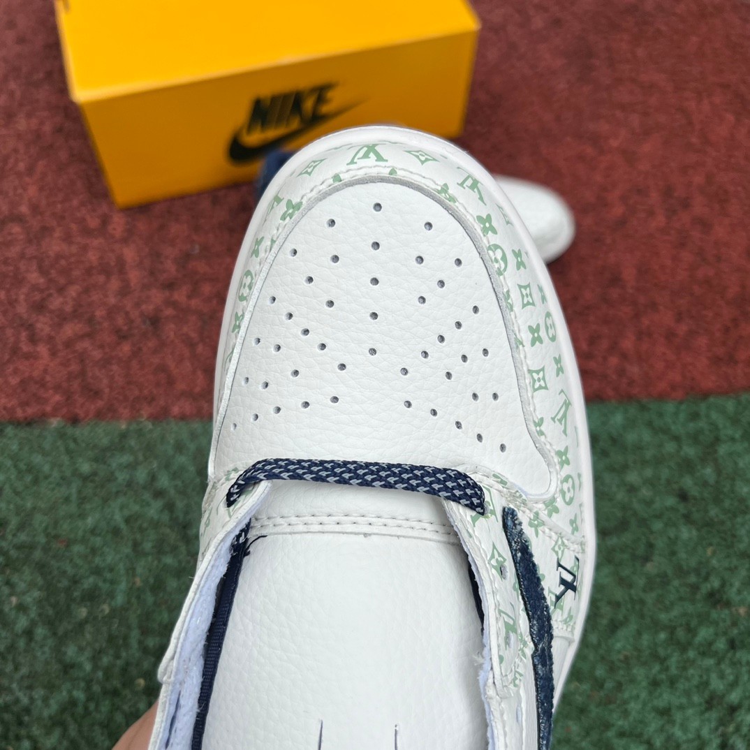 aj1 LV Louis vuitton x Travis Scott x Air Jordan 1 Low sj2068-004 - Image 5