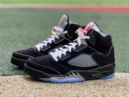 LJR ‼️aj5 Air Jordan 5 Black Metallic Reimagined HF3975-001