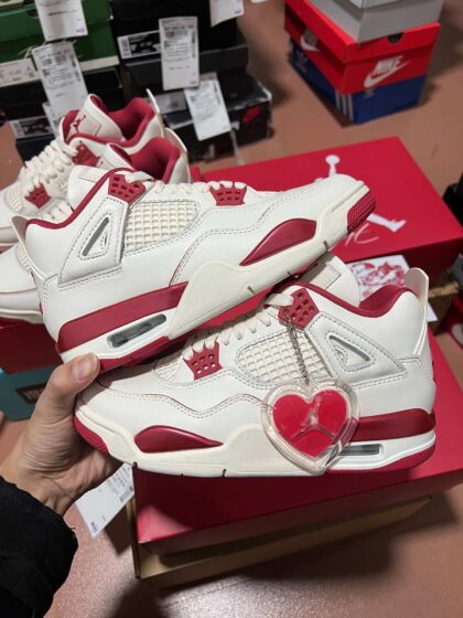 og aj4 Air Jordan 4 Retro Valentine's Day "Sierra Red" HV0823-108