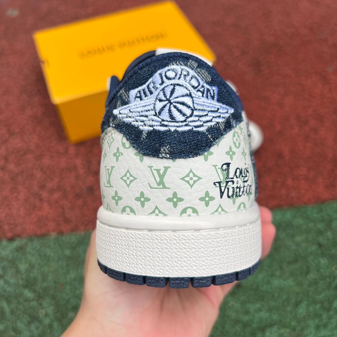 aj1 LV Louis vuitton x Travis Scott x Air Jordan 1 Low sj2068-004 - Image 9
