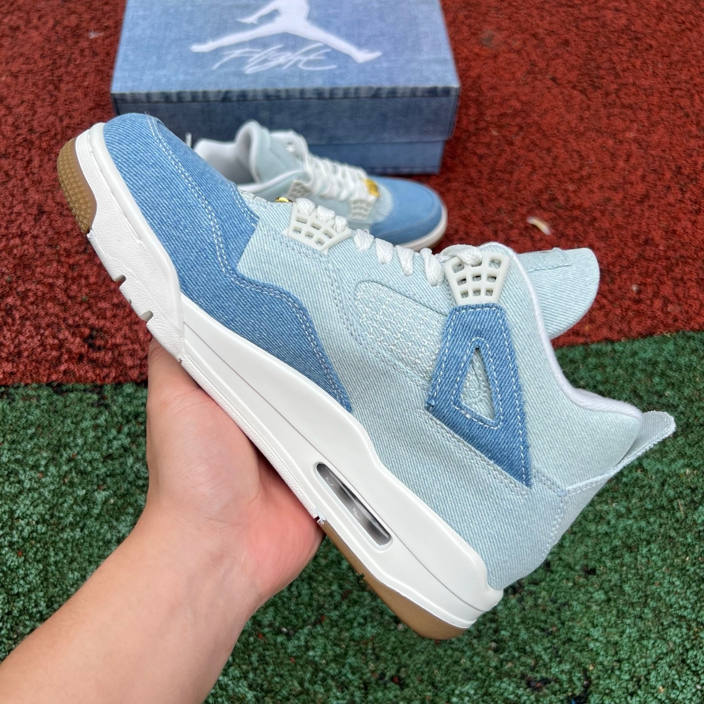 aj4 Air Jordan 4 Denim "Worn Blue IB6716-100 - Image 7