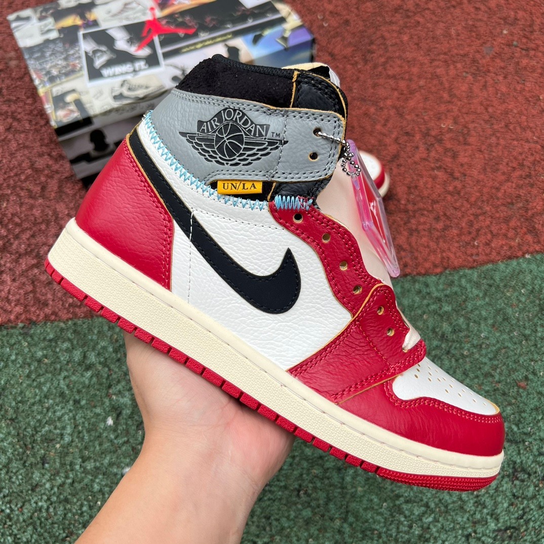 aj1un 2.0 Fragment Design x Union LA x Air Jordan 1 High OG HV8563-60 - Image 9
