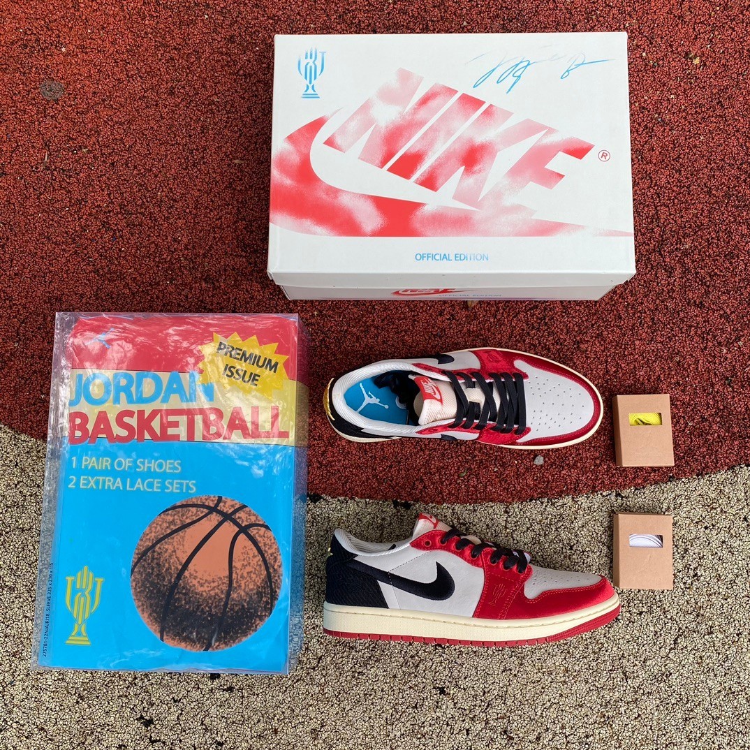 aj1 DT Air Jordan 1 x Trophy Room AJ1 low FN043 - Image 11