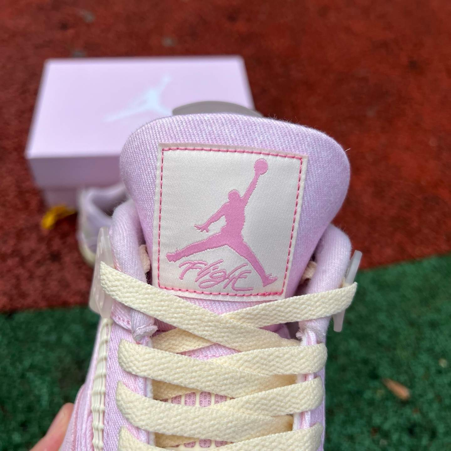aj4 Nike Air Jordan 4 Retro lced Carmine IB6716-600 - Image 5