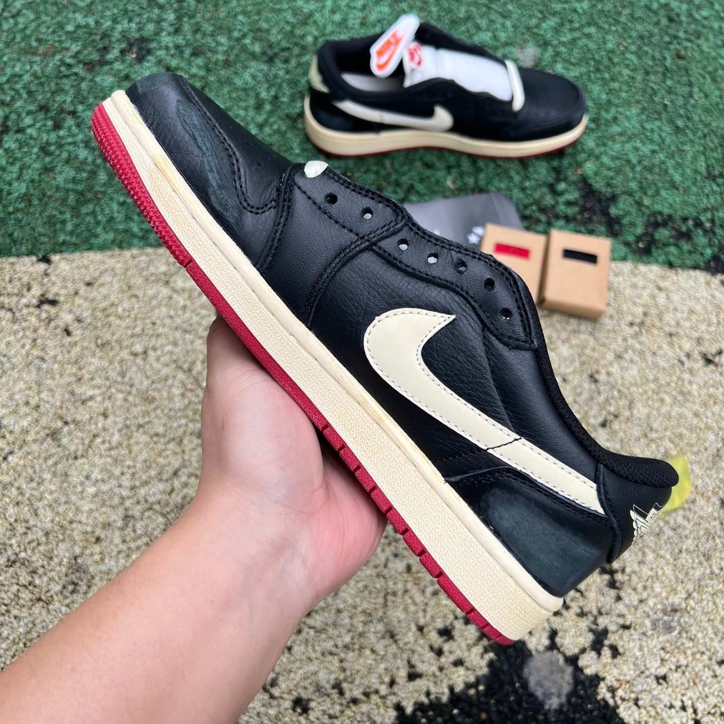 NFC ‼️aj1 Nigel Sylvester x Jordan Air Jordan 1 Retro Low OG Nitro "Bet IB8958-001 - Image 10