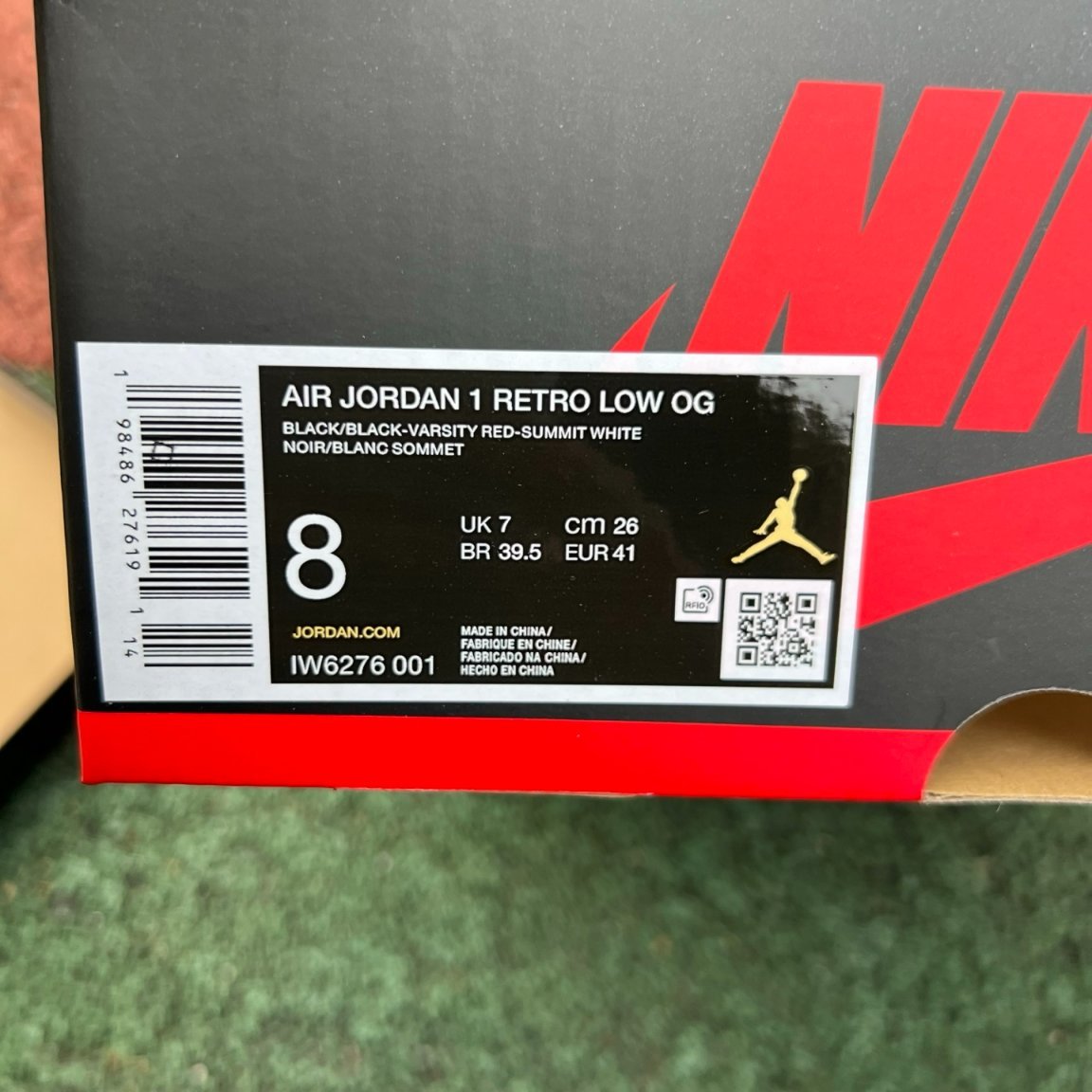‼️aj1 Air Jordan 1 Low OG Banned IW6276-001 - Image 2