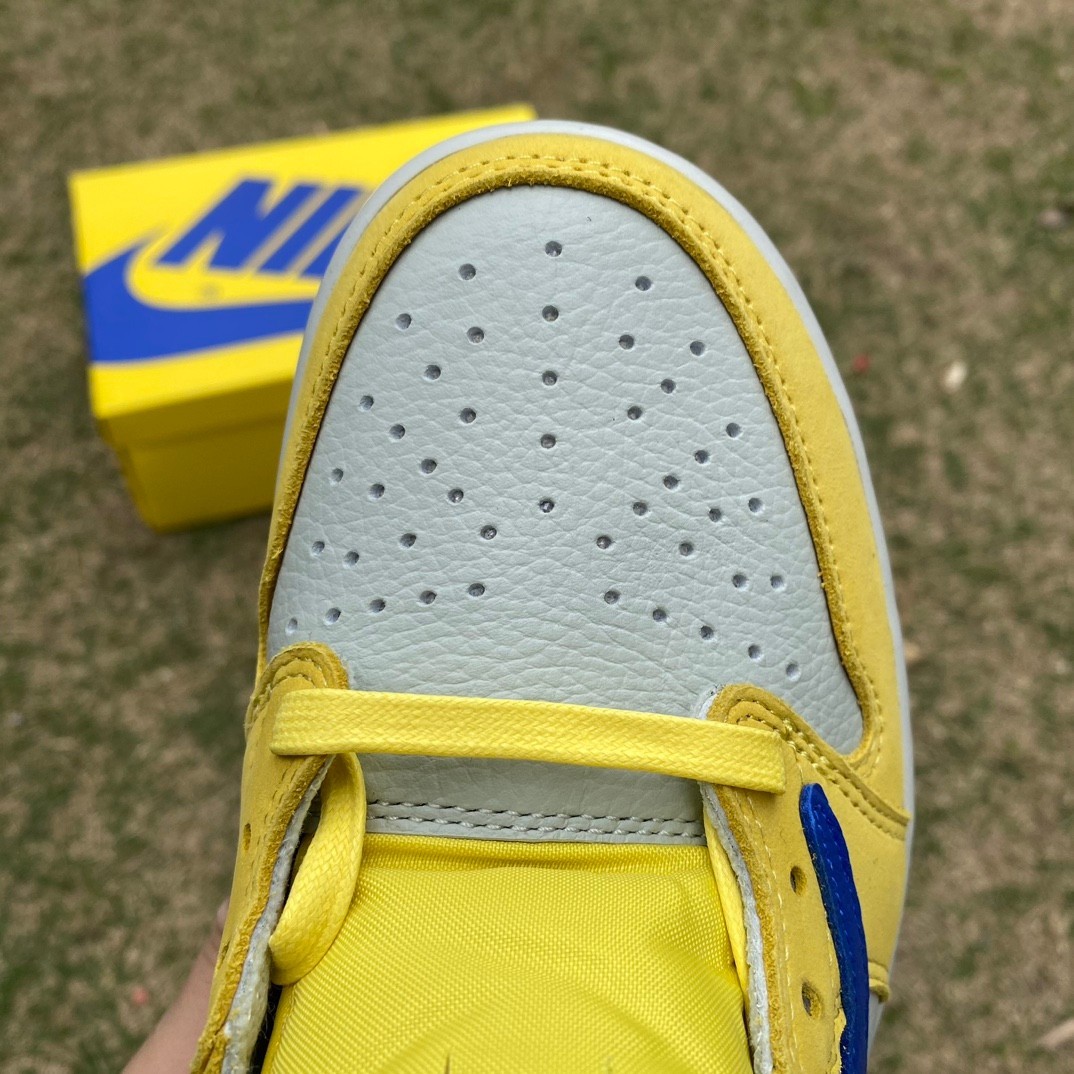 aj1 T1 ⚡️Travis Scott x Air Jordan 1 Low Canary DZ4137-7 - Image 12