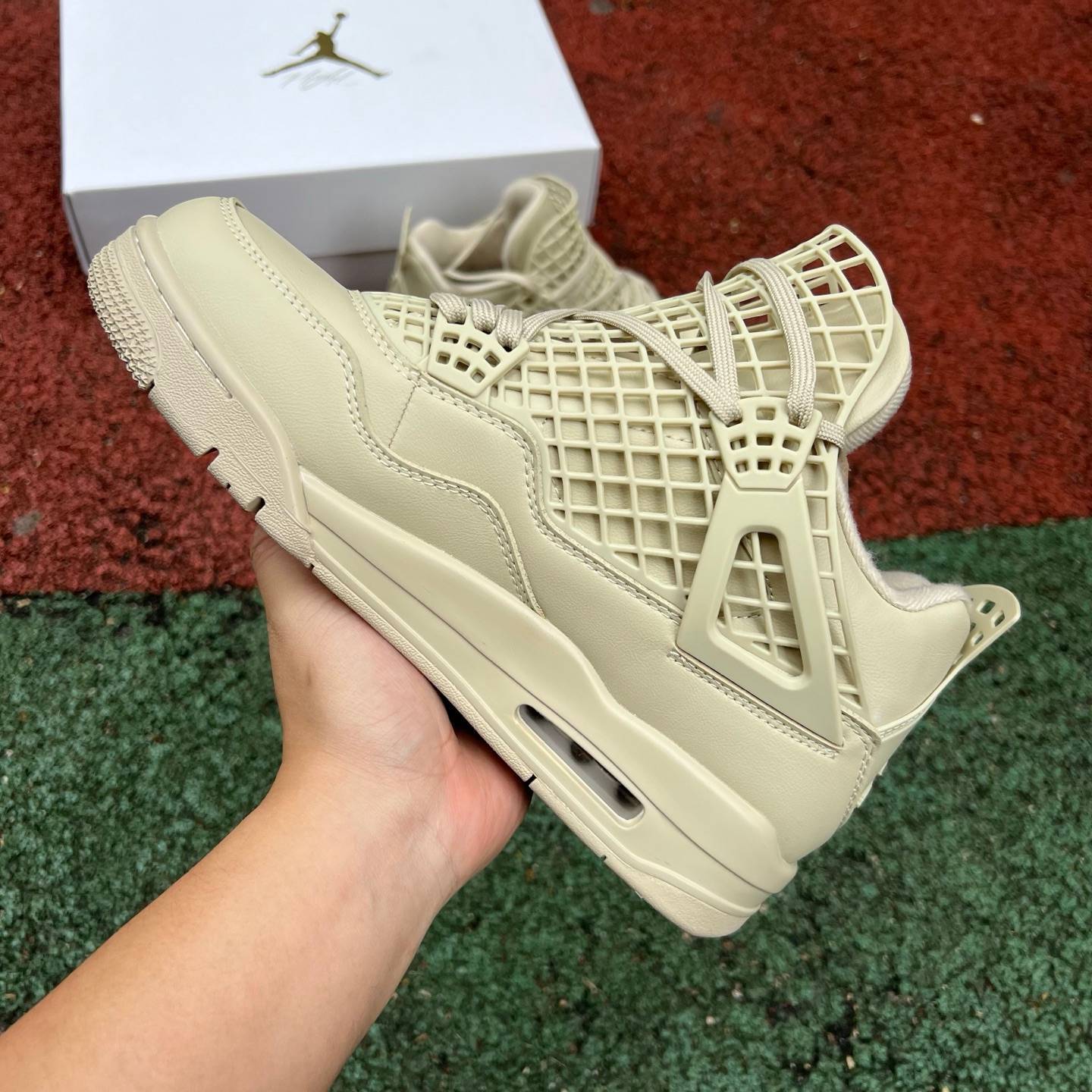 aj4 Air Jordan 4 NET "Rattan FN7251-200 - Image 7